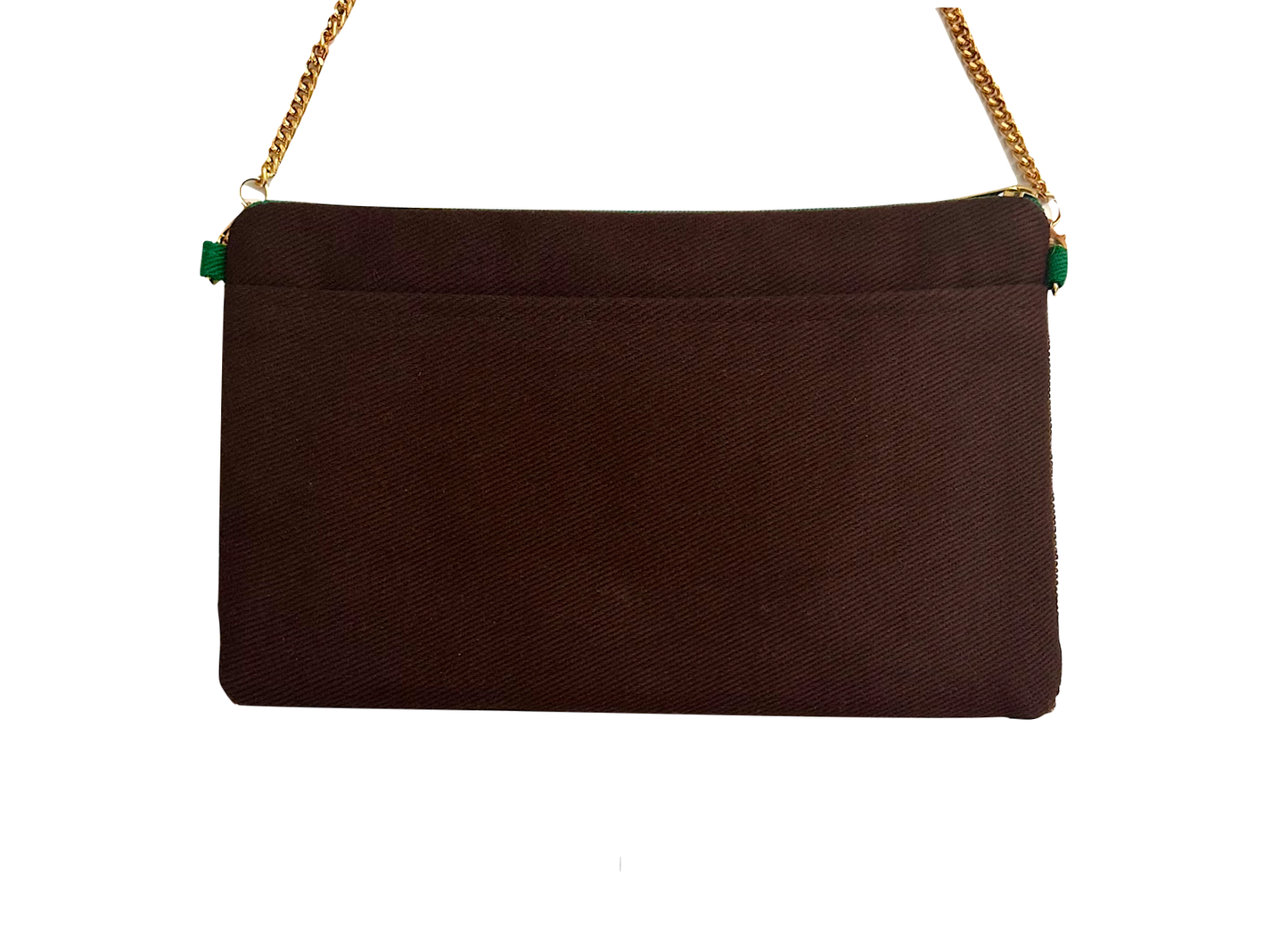 Beaded Duck Crossbody Bag with Zipper