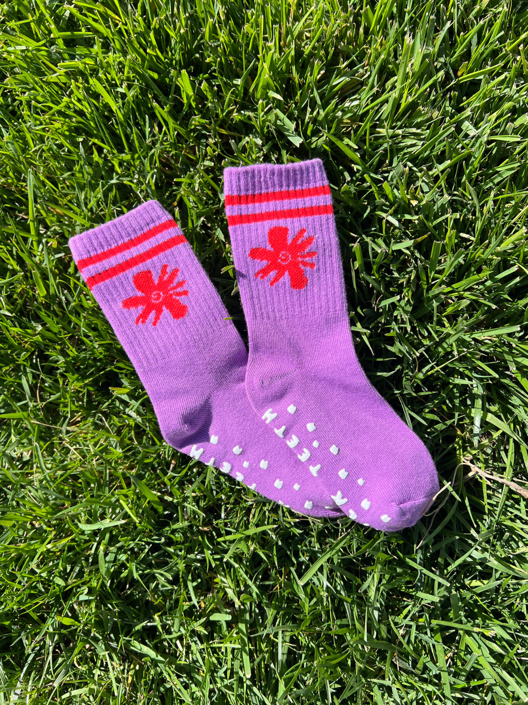 Ribbed Grip Socks