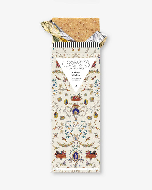 Compartes Chocolate - CREME BRULEE Gourmet Chocolate Bar