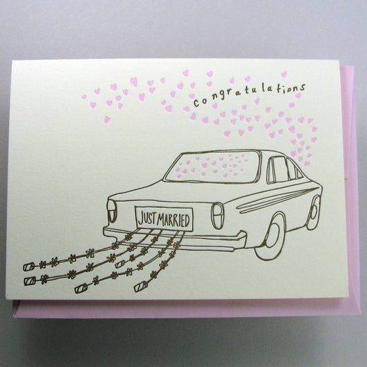 Just Married-Wedding Cans