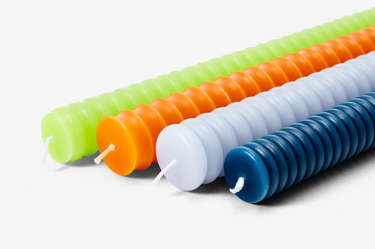 Dusen Dusen Taper Candles (Set of 4) - Multi