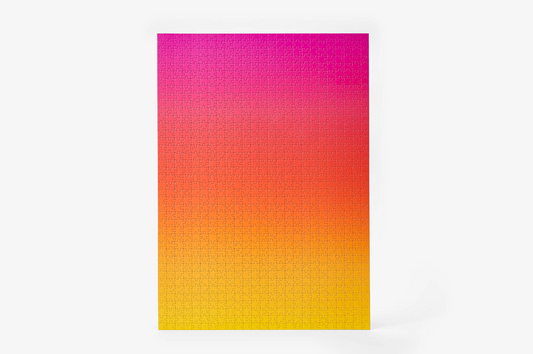 Gradient Puzzle 1000 piece - Pink/Yellow