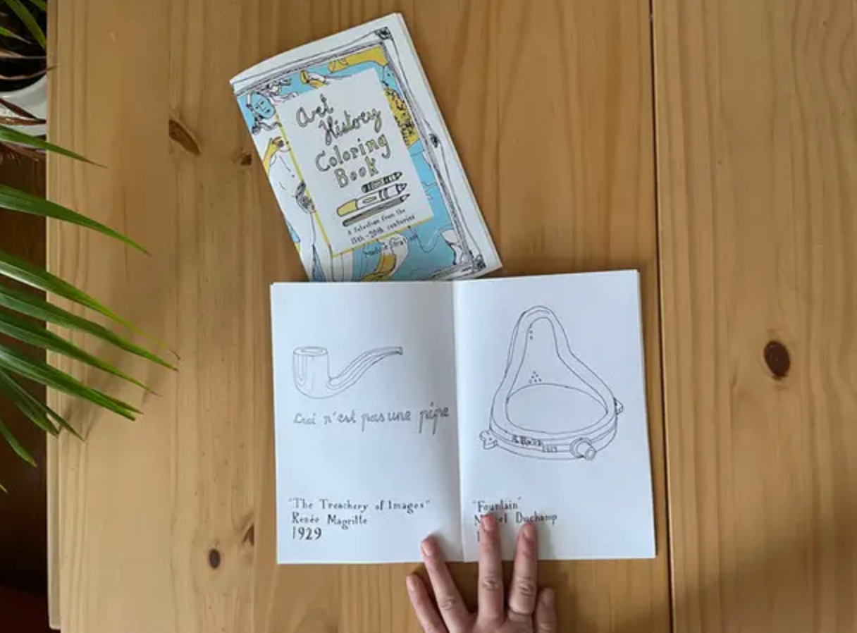 Art History Coloring Book