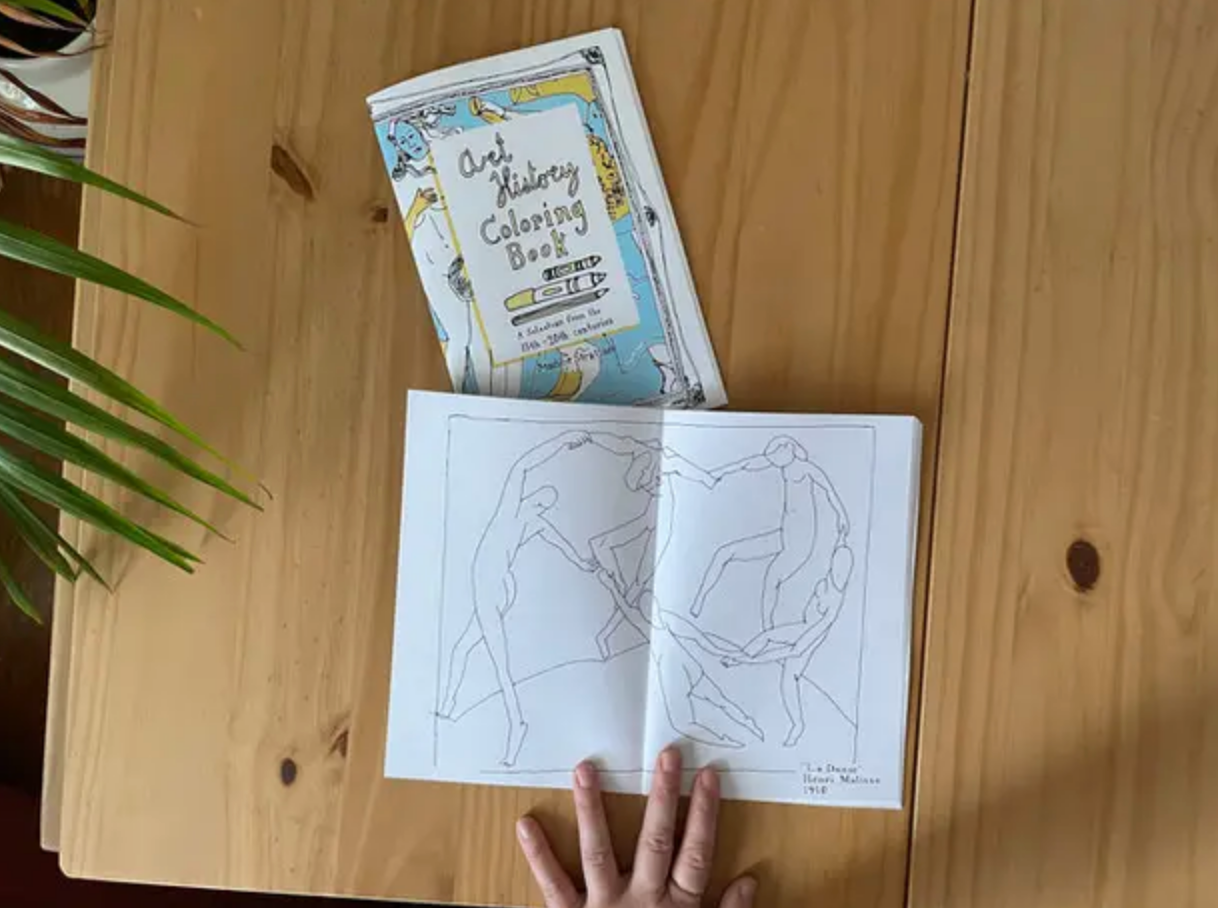 Art History Coloring Book