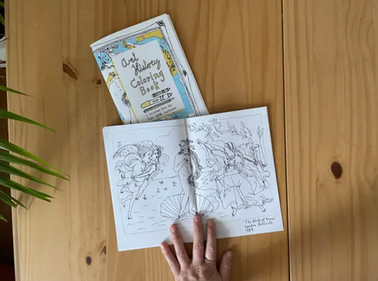 Art History Coloring Book