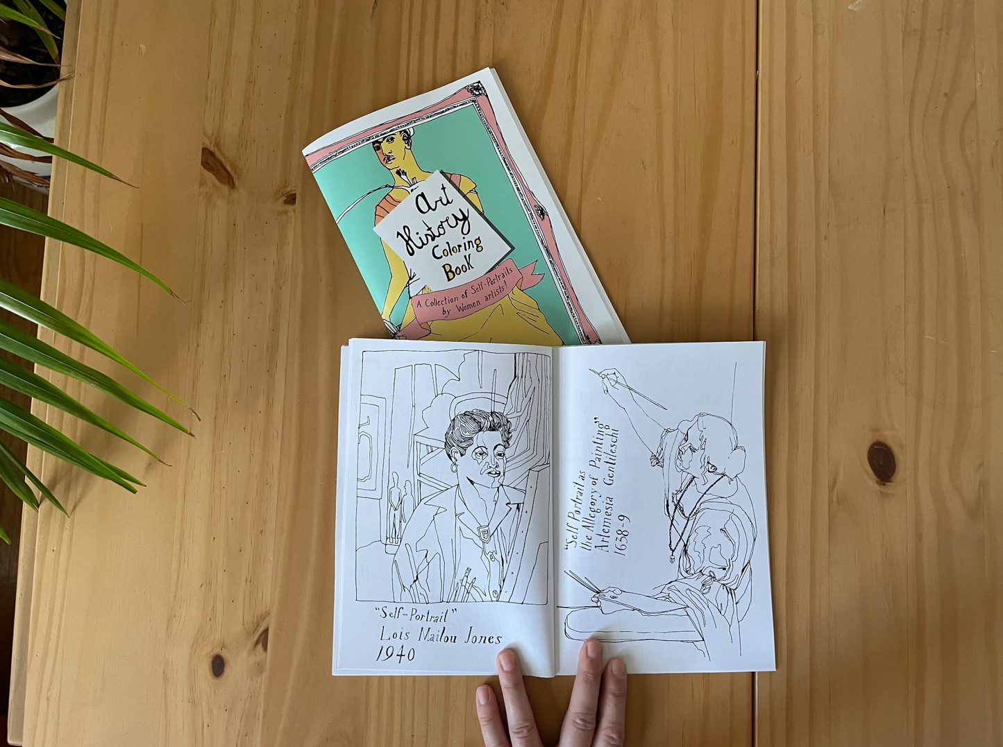 Art History Coloring Book: Self Portraits by Women Artists