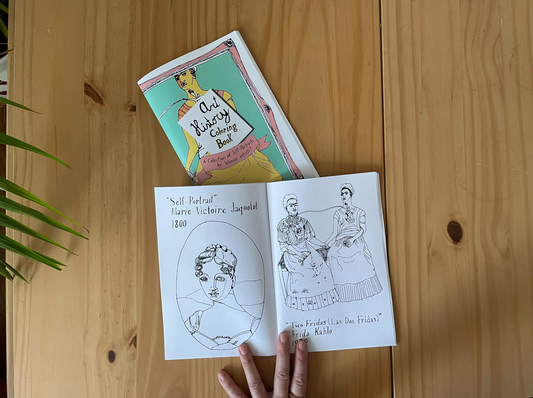 Art History Coloring Book: Self Portraits by Women Artists