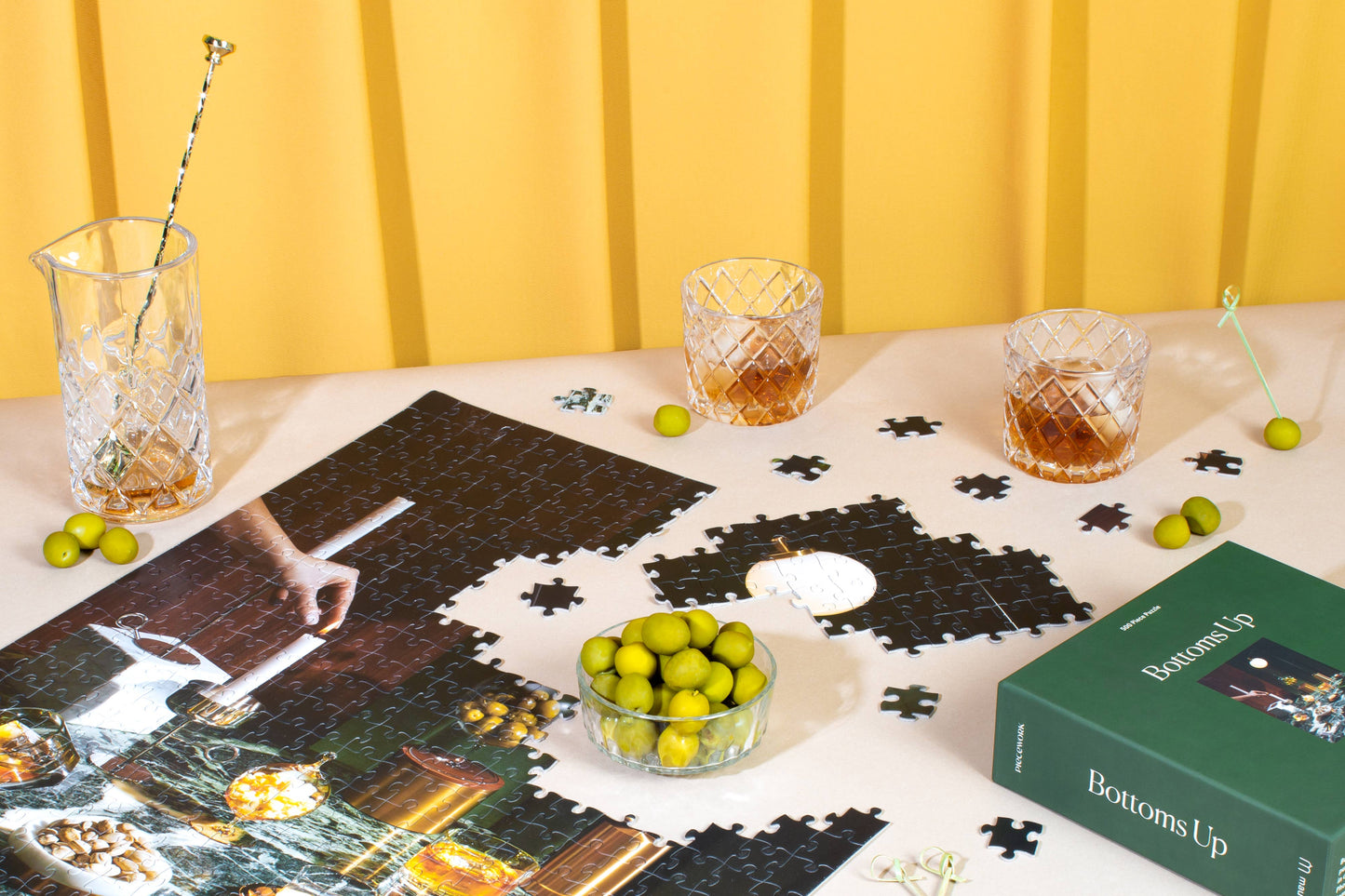 Bottoms Up 500 Piece Puzzle