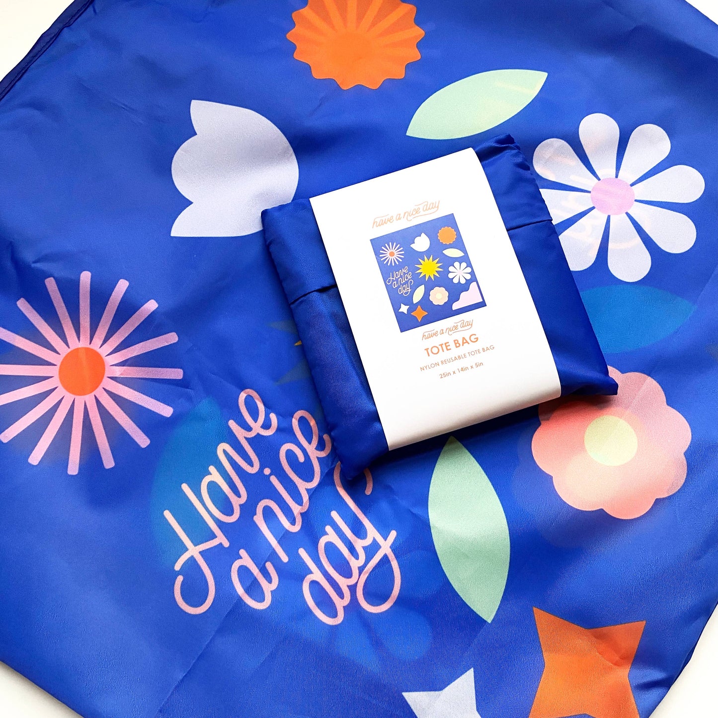 Weekends reusable nylon tote bag.