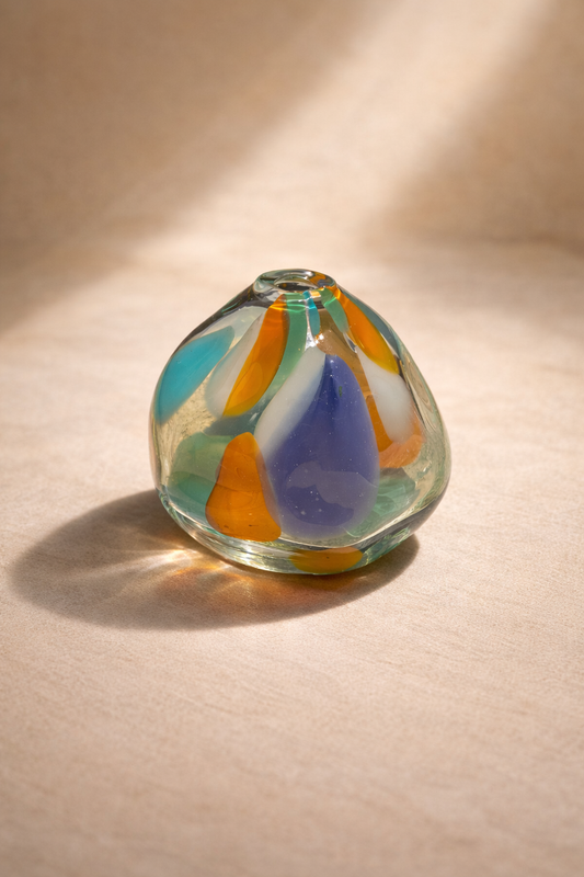 The Chapala bud vase shown from another angle.