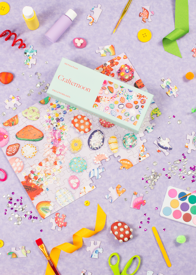 The Crafternoon 100-piece puzzle box.