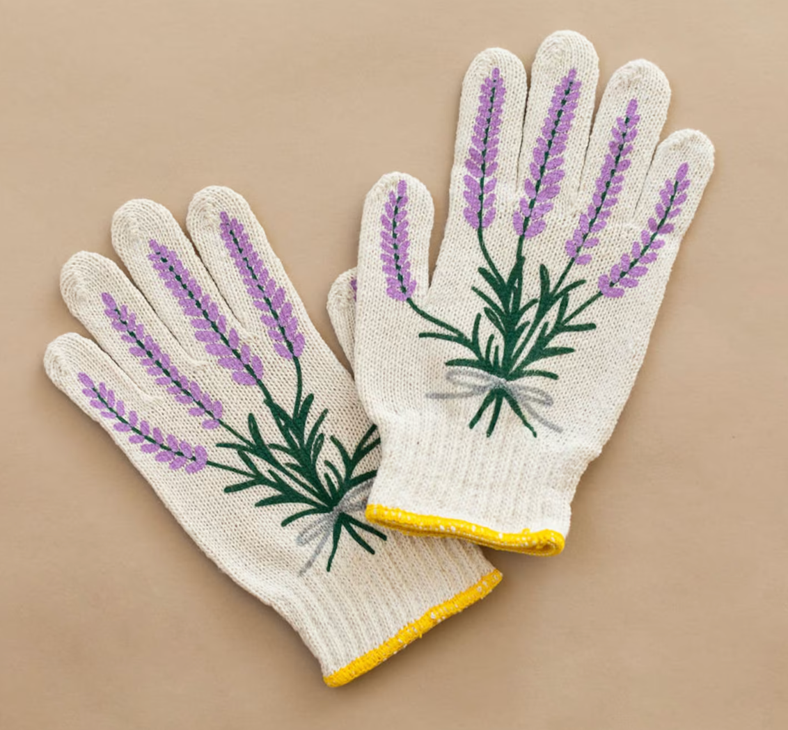 Screen-Printed Gardening Gloves