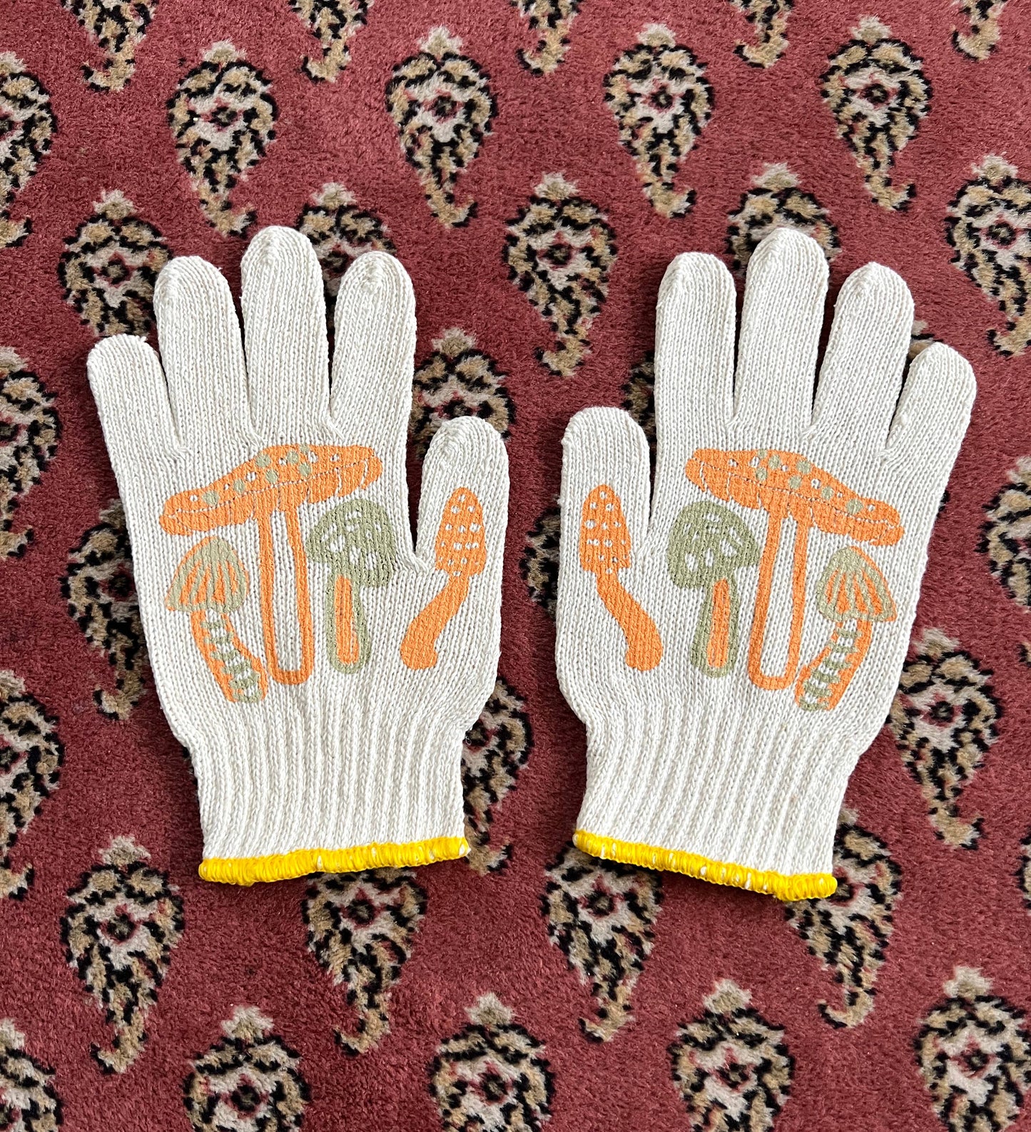 Screen-Printed Gardening Gloves
