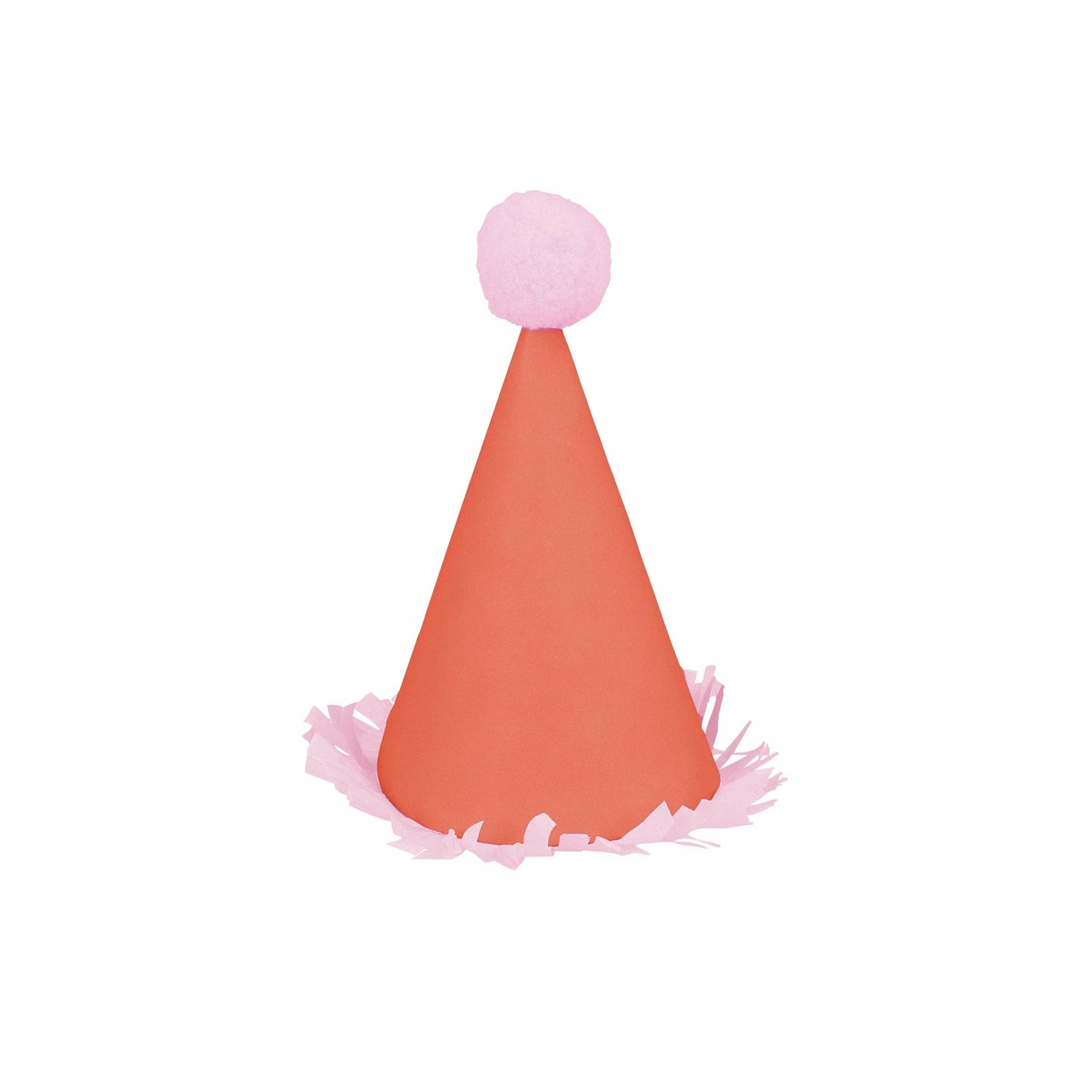 Colorful pompom-topped mini party hats