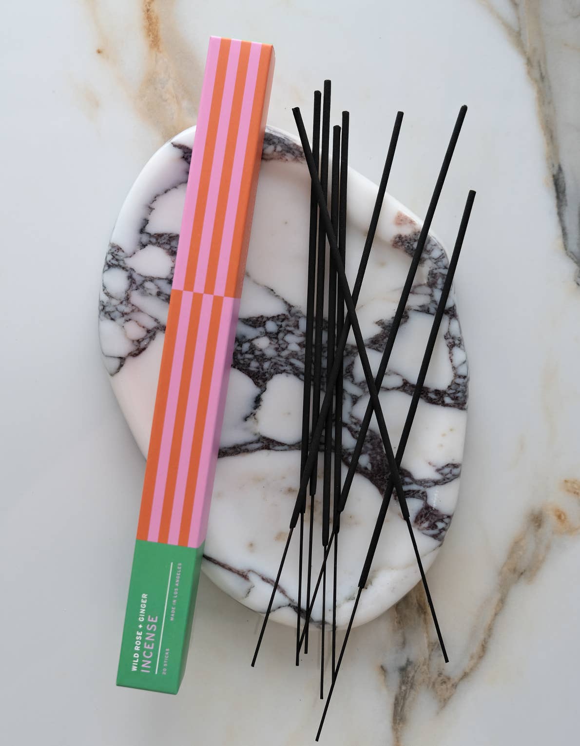Box of Botanica Wild Rose + Ginger incense sticks